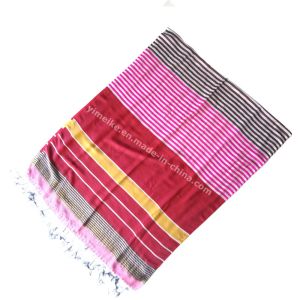 Popular Lady′s Silk Scarf Multi Designs and Colors in Stock