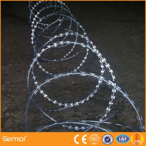 2017 Hot Dipped Galvanized Razor Barbed Wire