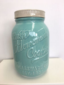 Mason Jar Ceramic Cookie Jar Customized Design