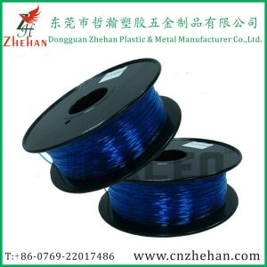 Black Spooltransparent Blue Color 1.75mm Flexible 3D Printing Filament Wholesale